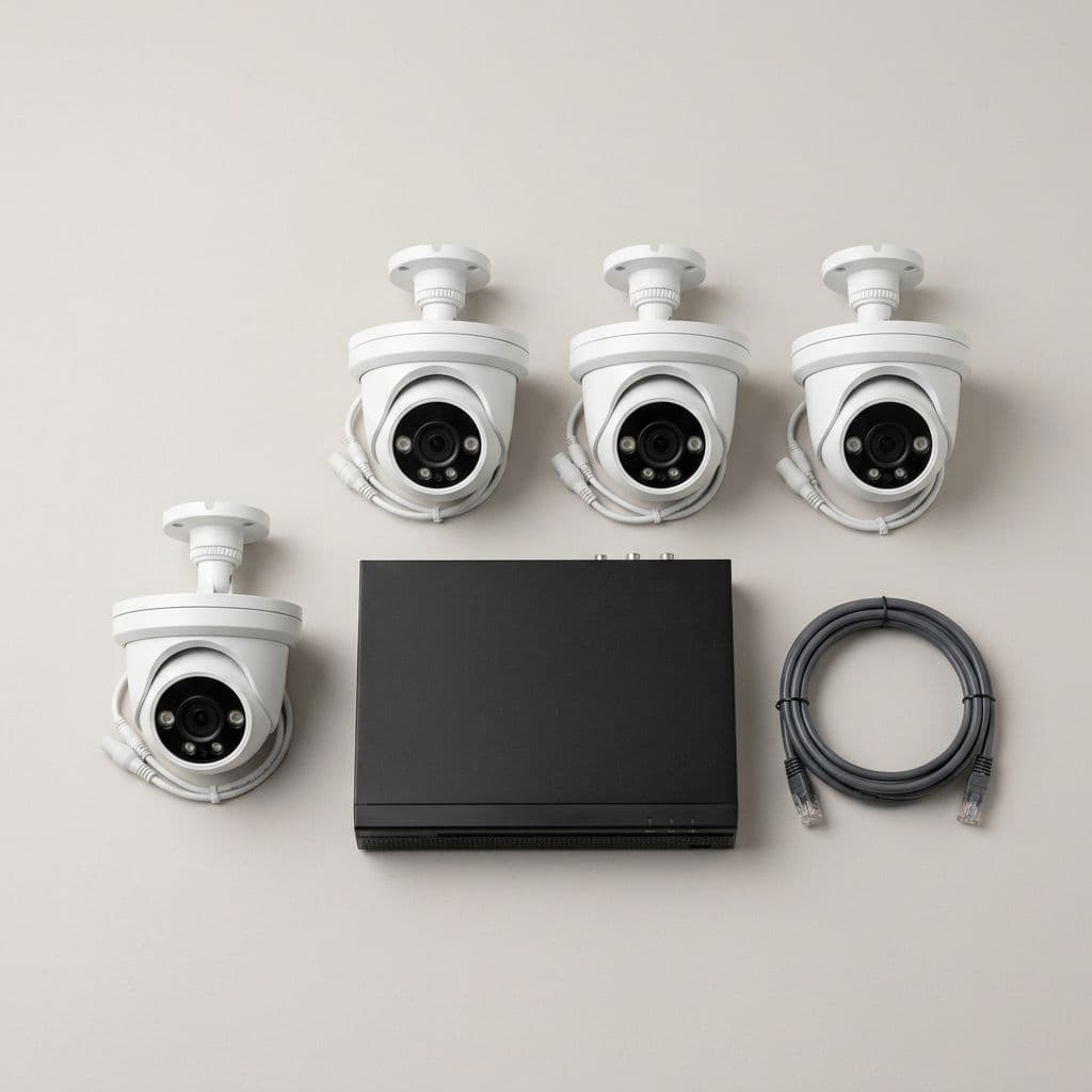 Hikvision CCTV cameras and network video recorder